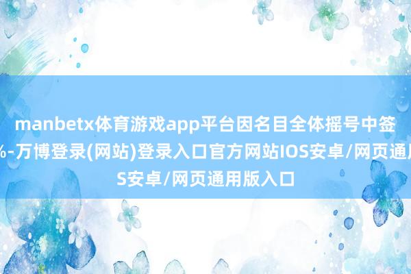 manbetx体育游戏app平台因名目全体摇号中签率9.34%-万博登录(网站)登录入口官方网站IOS安卓/网页通用版入口