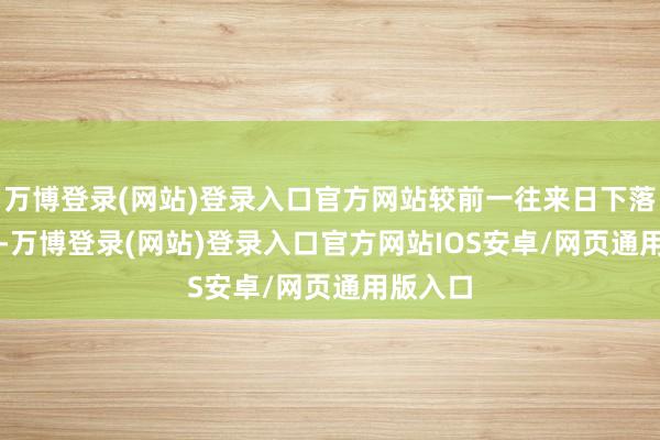 万博登录(网站)登录入口官方网站较前一往来日下落0.01%-万博登录(网站)登录入口官方网站IOS安卓/网页通用版入口